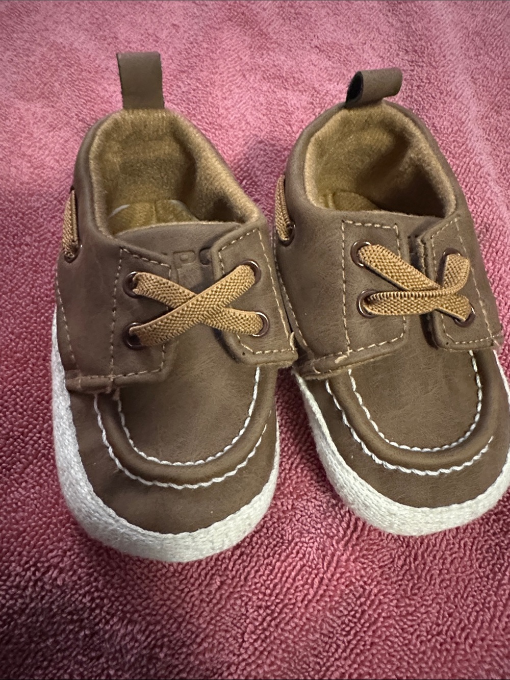 Beverly Hills Polo Club Brown Casual Baby Boat Shoes